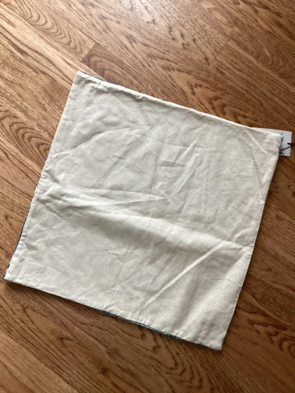NWT West Elm Pressed Velvet Linen Back Pillow Cover 20x20in MODERN CONTEMPORARY